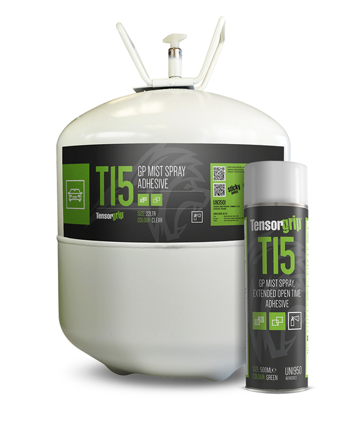 TensorGrip T15 - GP Mist Spray, Extended Open Time Adhesive